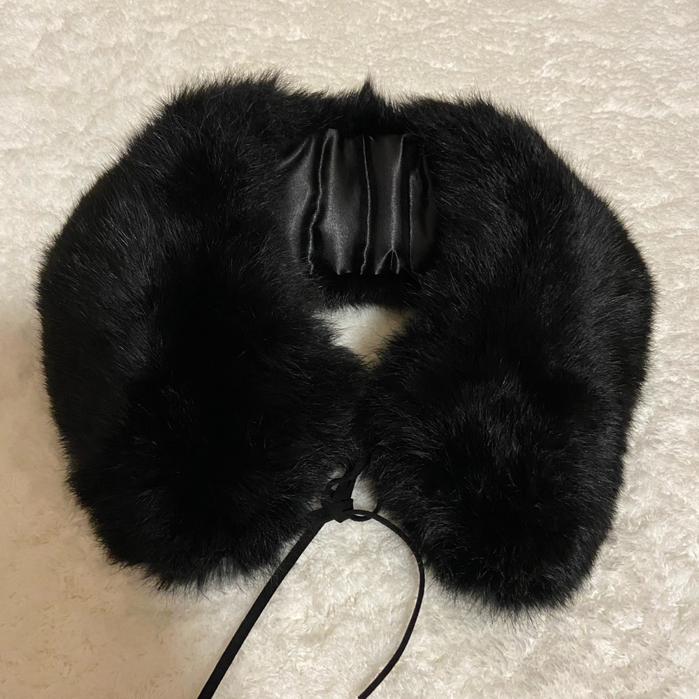 Real fox fur neck warmer